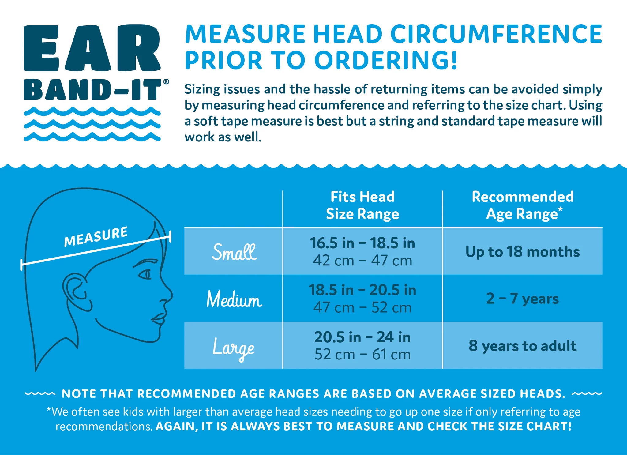 Ear Band-It® Swimmers Headband