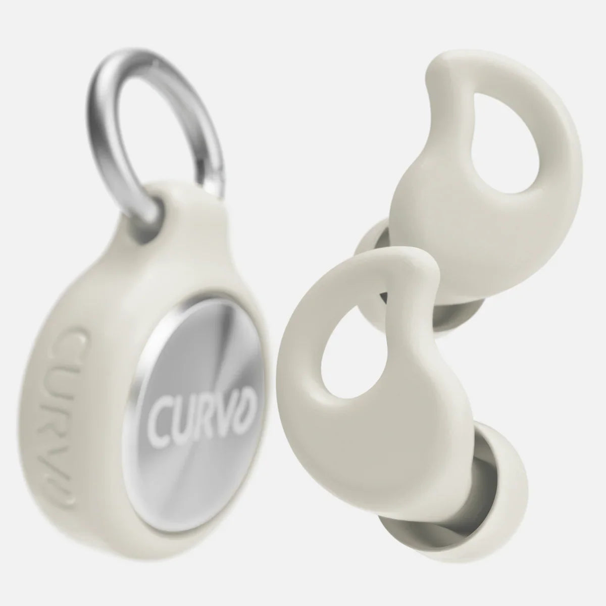 CURVD Everyday™ Earplugs + Case Clip
