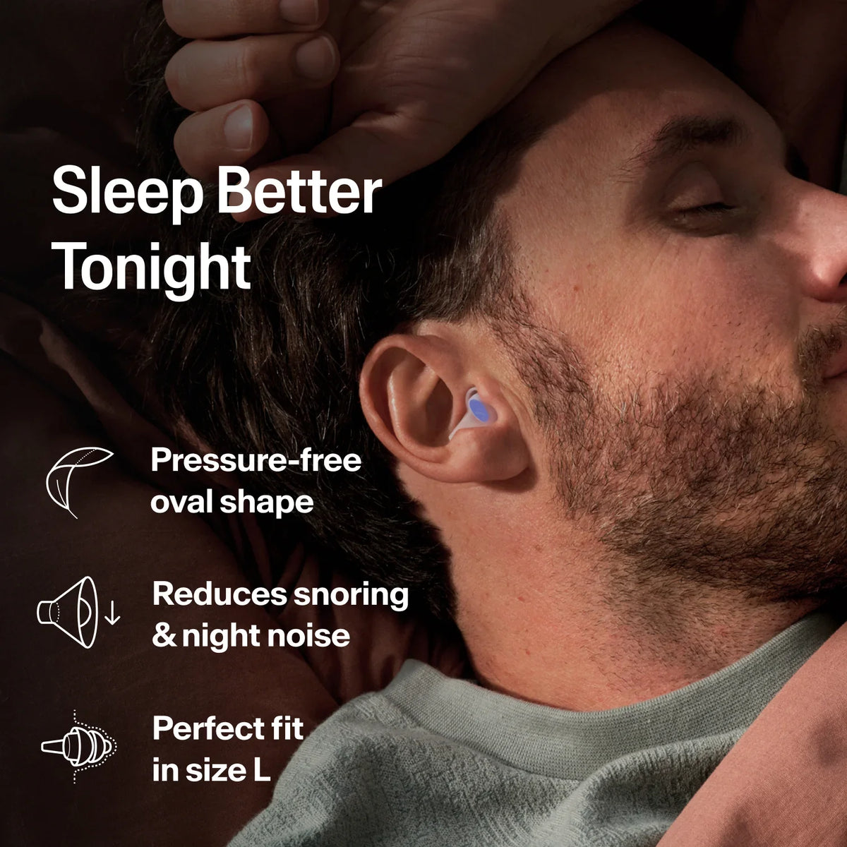 Alpine SleepDeep Reusable Sleeping Earplugs