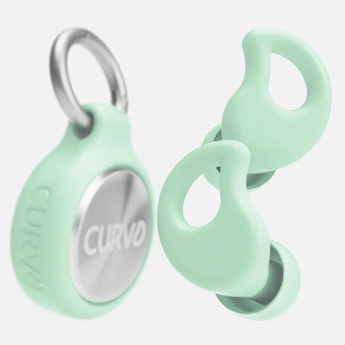 CURVD Everyday™ Earplugs + Case Clip