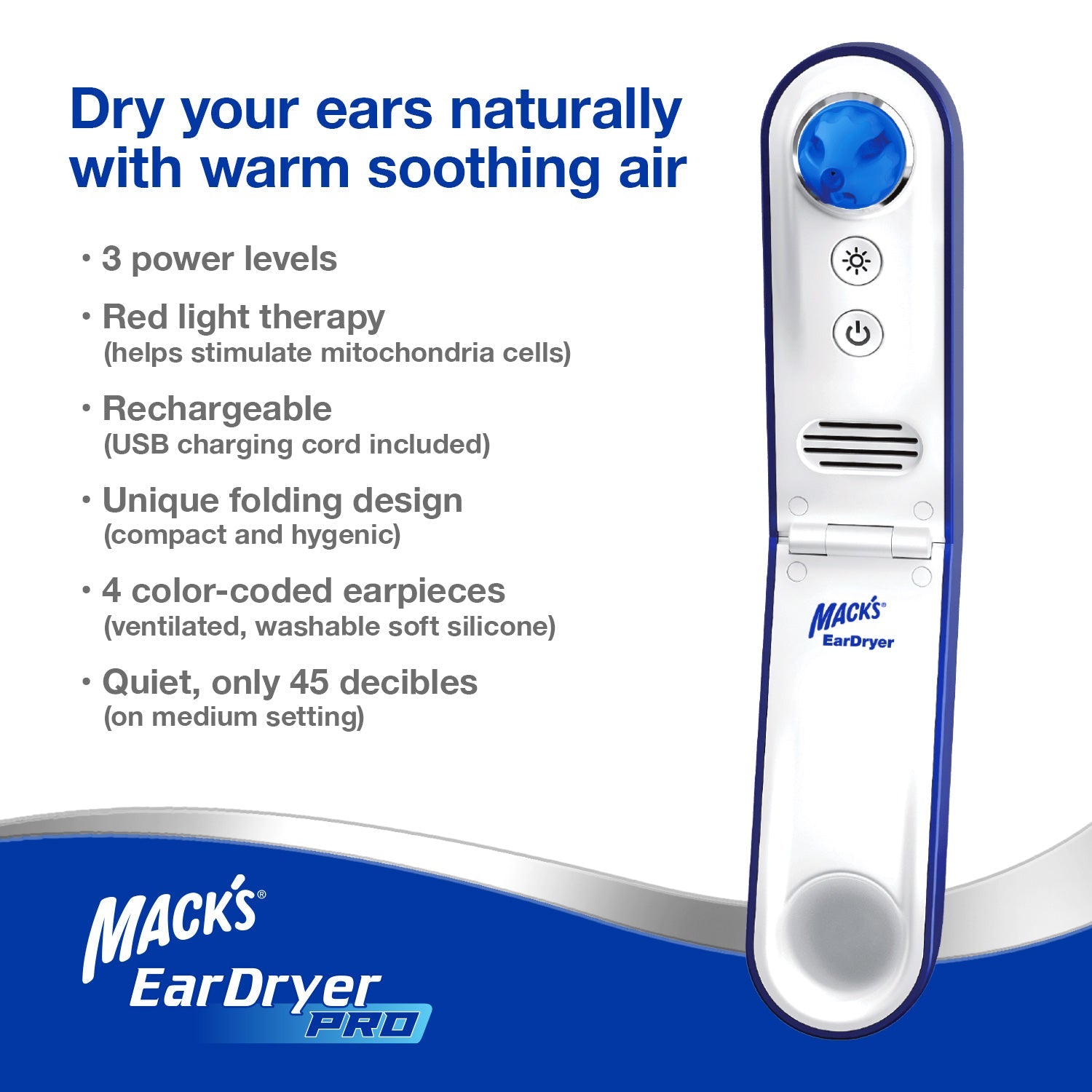 Macks EarDryer Pro for Swimmer's Ear