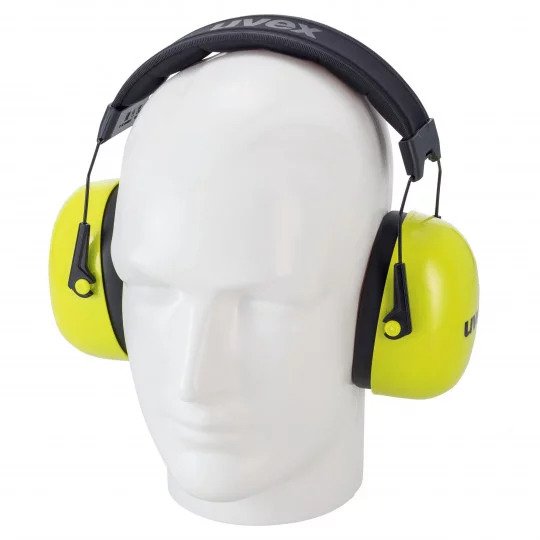 Uvex K20 Hi-Vis Foldable Earmuffs (SLC80 30dB, Class 5)