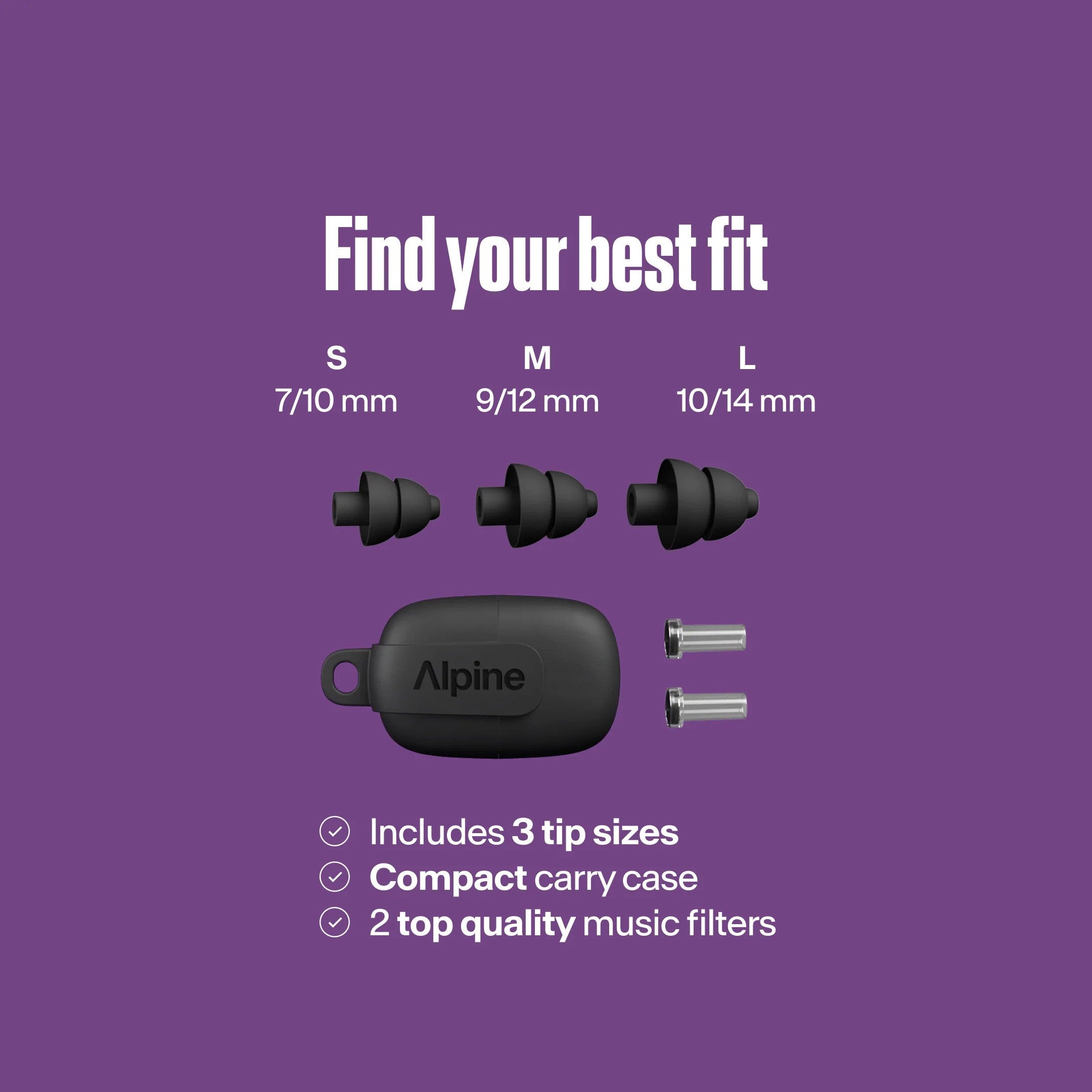 Alpine Partyplug Pro™ Music Earplugs