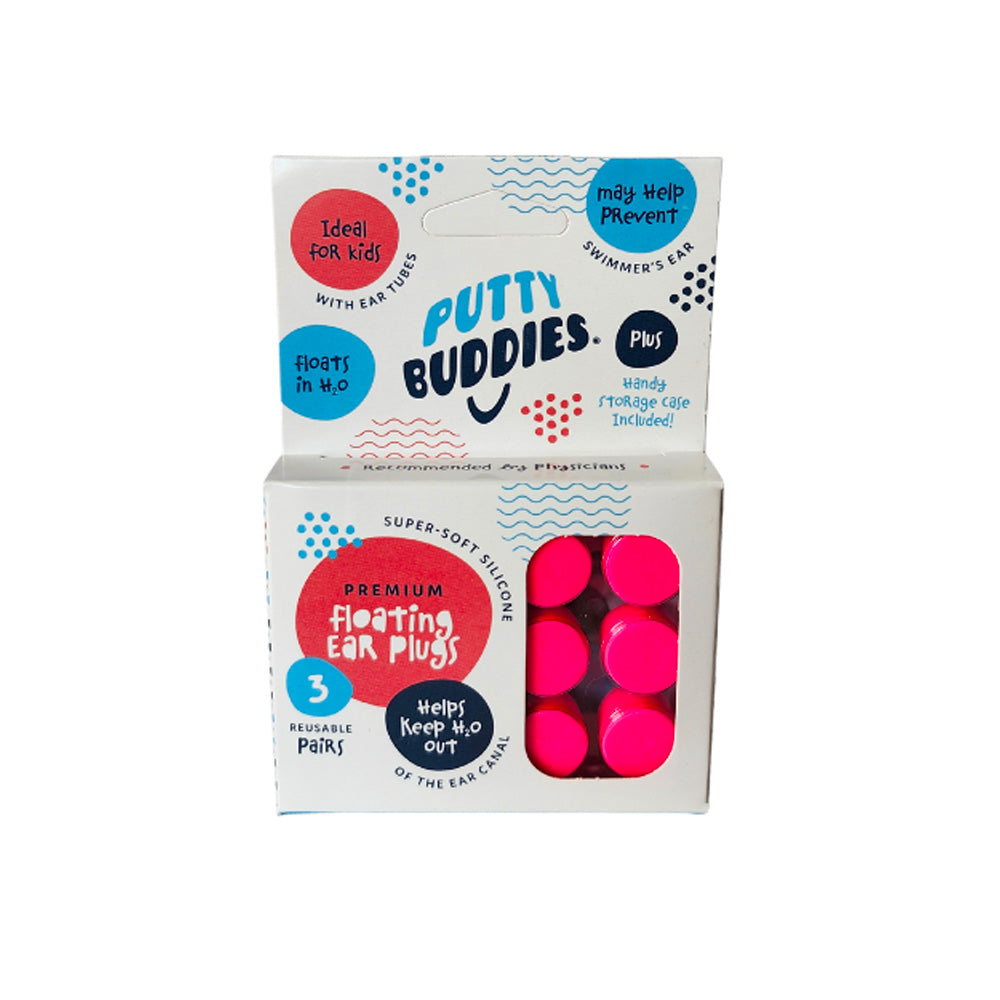 Putty Buddies™ Floating Swimming Ear Plugs for Kids (3 Pair Pack)