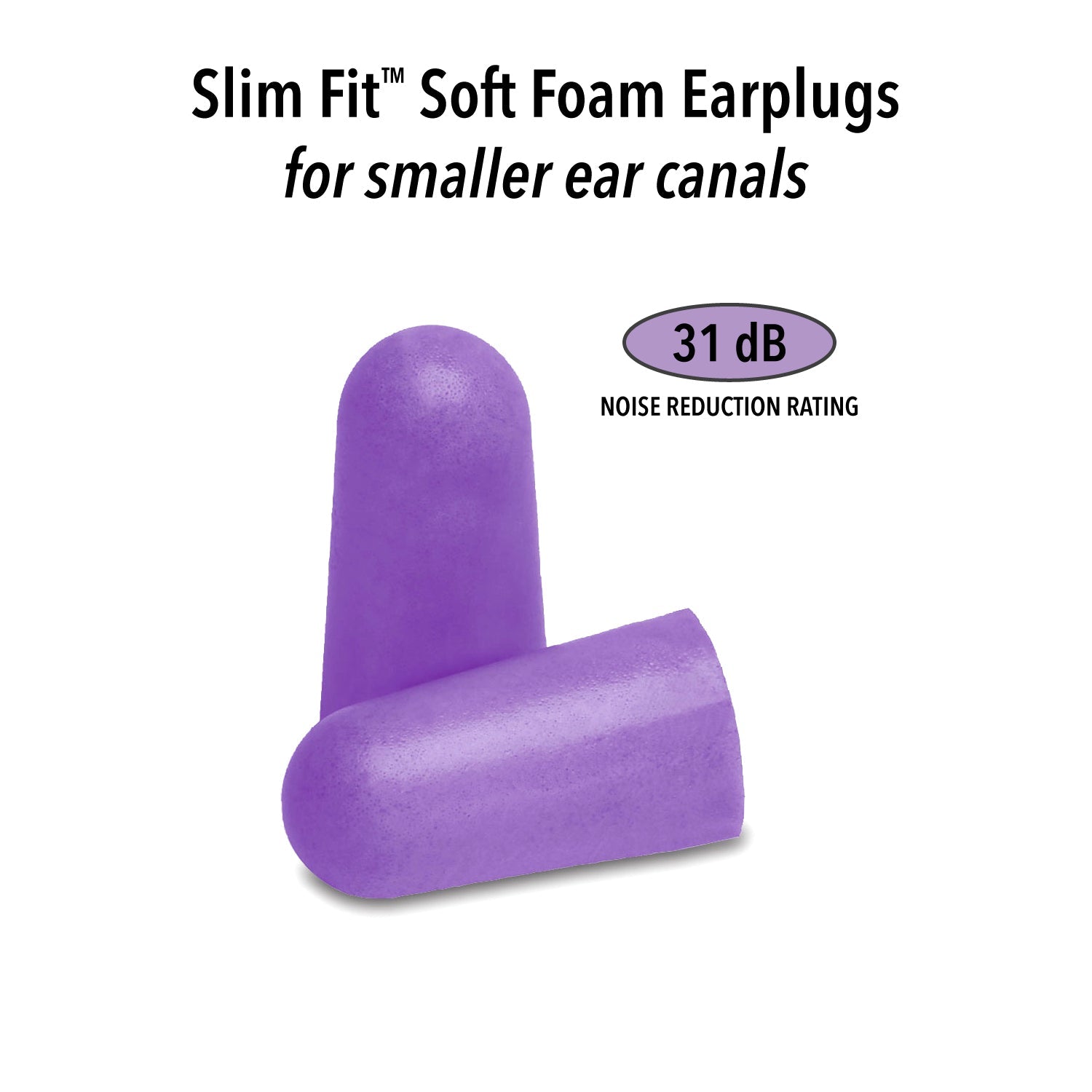 Macks Slim Fit Smaller Soft Foam Ear Plugs (NRR 31 | 3 Pairs)
