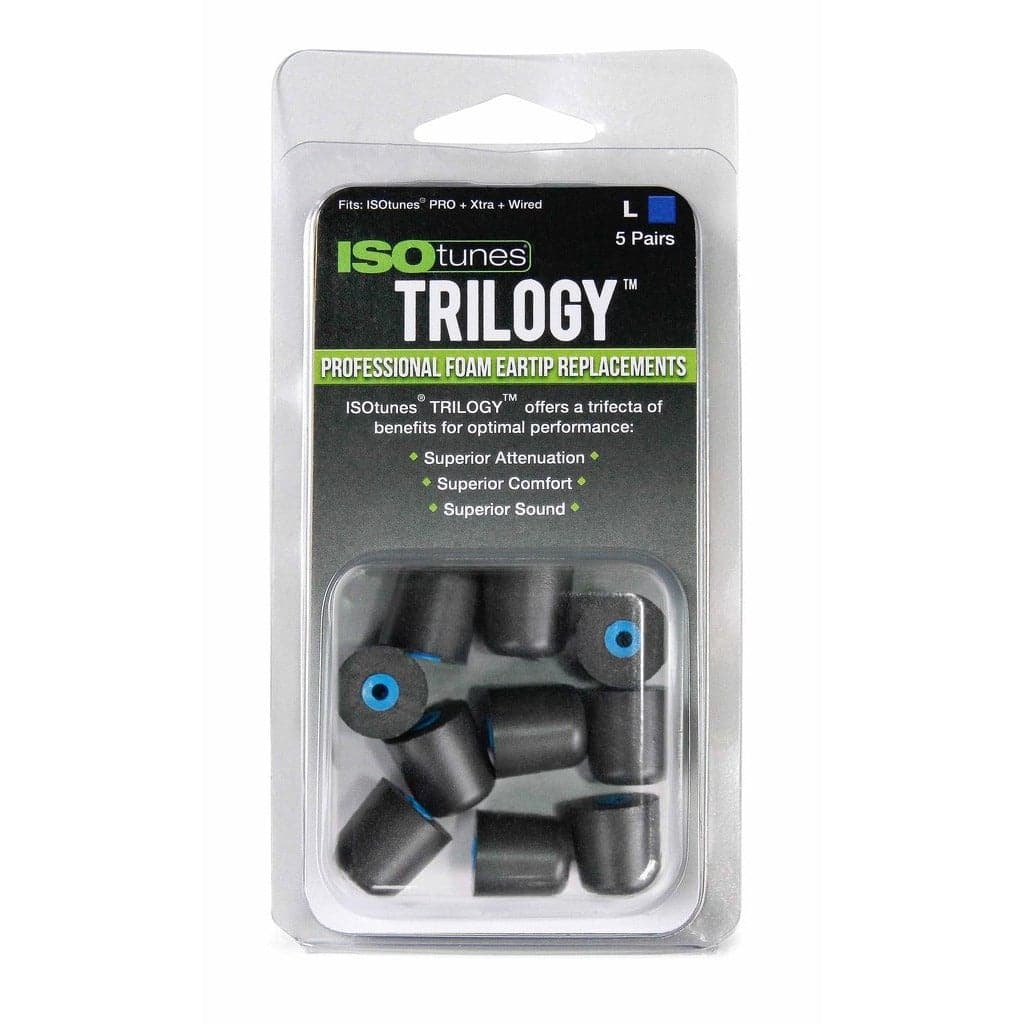 ISOtunes TRILOGY™ Foam Replacement Tips (5 pairs)