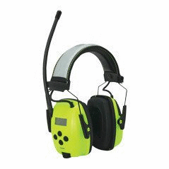 Howard Leight by Honeywell Sync Radio HI-VIS Digital AM/FM Radio Ear Muffs (SLC80 26dB, Class 5)