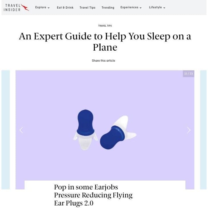 Earjobs™ Flying Ear Plugs 2.0 (2 Pairs)