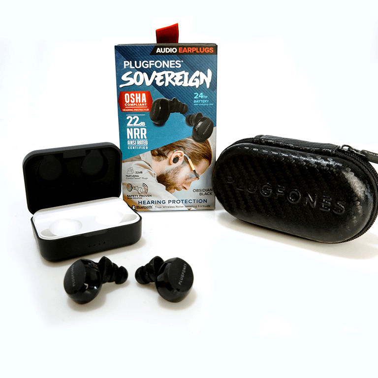 Plugfones SOVEREIGN Bluetooth Earplugs With Audio