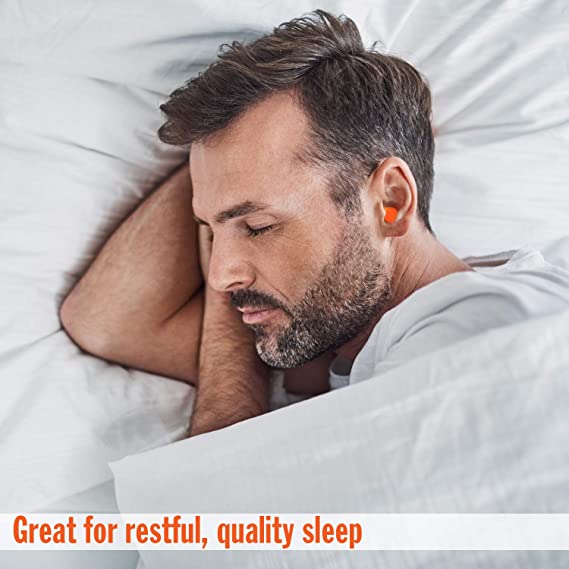 Macks Maximum Protection Foam Earplugs (NRR 33 | Bottle of 40 pairs)