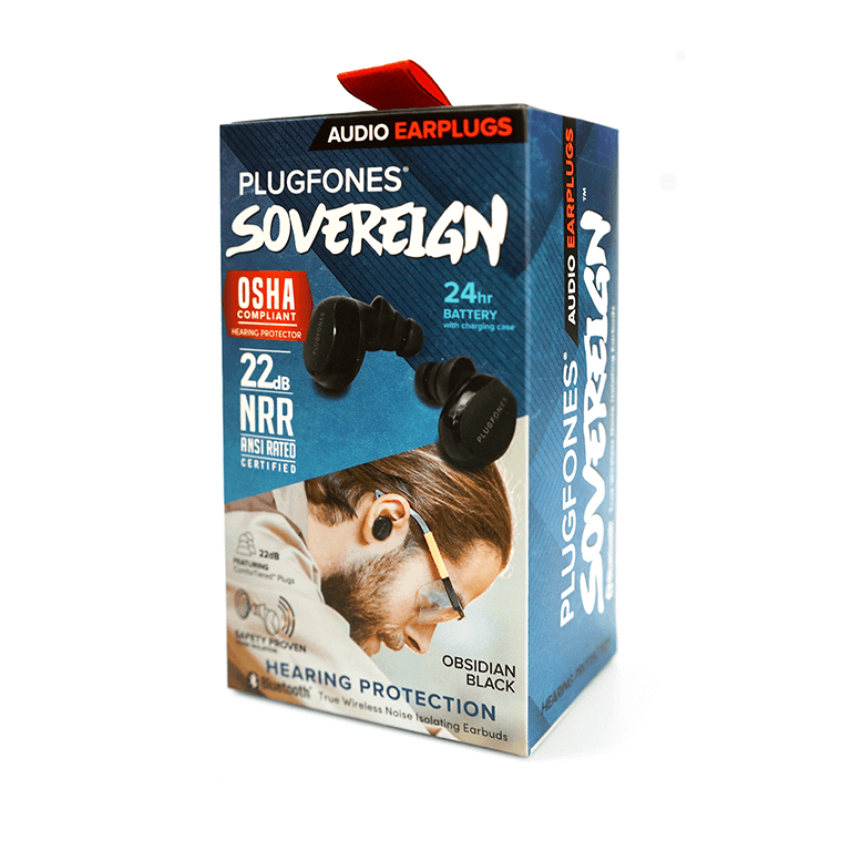 Plugfones SOVEREIGN Bluetooth Earplugs With Audio