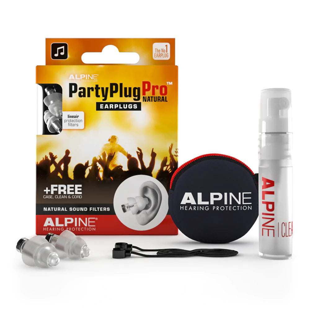 Alpine Partyplug Pro™ Natural Music Earplugs