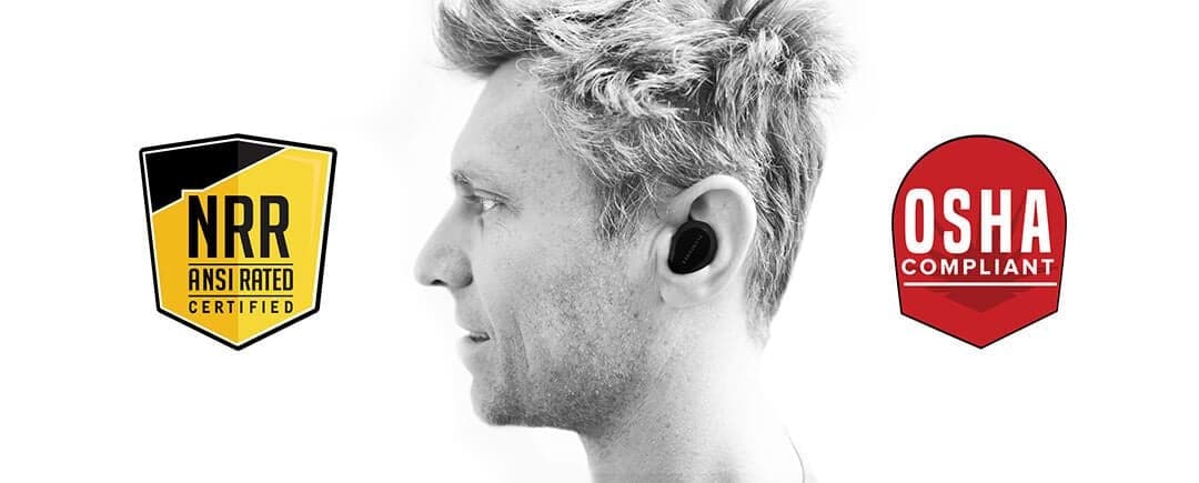 Plugfones SOVEREIGN Bluetooth Earplugs With Audio