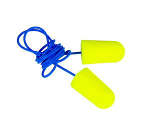 Box - 3M™ EARsoft™ Yellow Neon Large Corded Ear Plugs (200 Pairs | SLC80 23dB, Class 4)