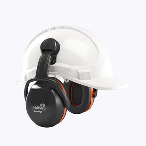 Hellberg® Secure S3C Red Helmet Mount Earmuffs (SLC80 31dB, Class 5)