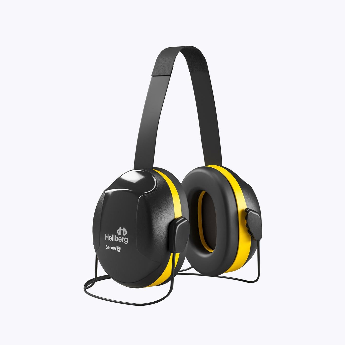 Hellberg® Secure S2N Yellow Neckband Earmuffs (SLC80 29dB, Class 5)