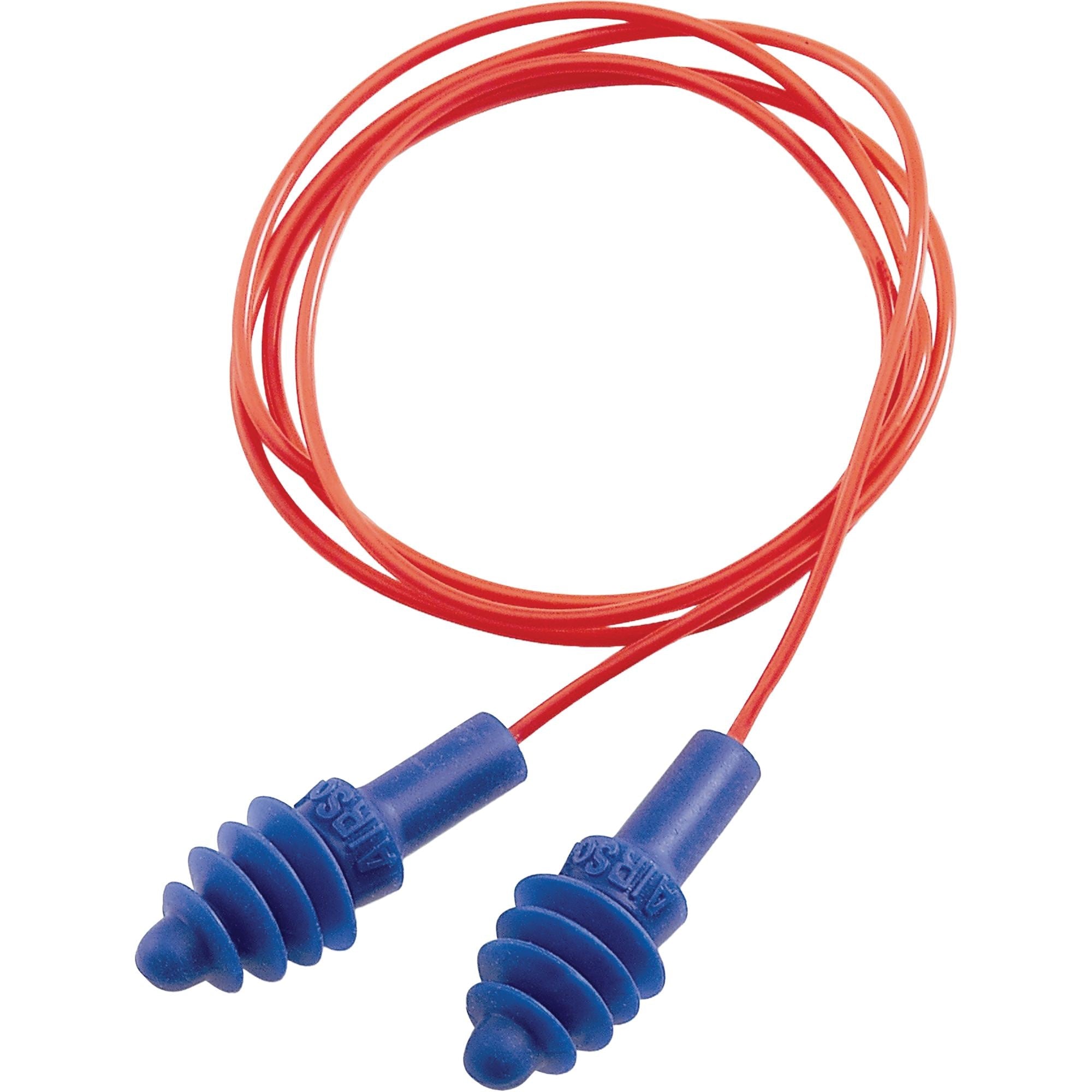 Box - Howard Leight AirSoft Corded Reusable Ear Plugs (50 Pairs | SLC80 26dB, Class 5)
