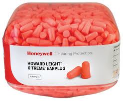 Howard Leight X-Treme 2x Canister Pre-Filled Ear Plugs (800 pairs total | SLC80 26dB, Class 5)