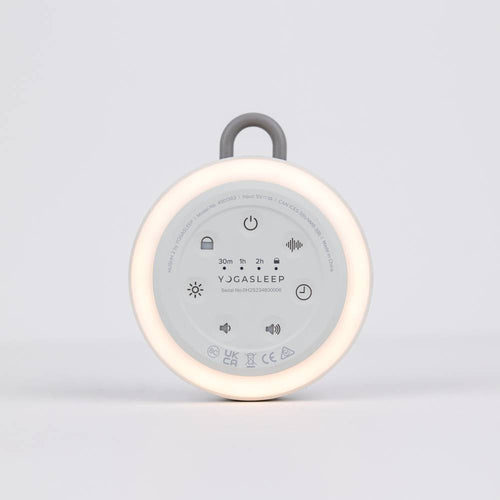 Yogasleep Hushh 2 tragbare Soundmaschine für Baby und Kinder, Tasten mit Hintergrundbeleuchtung und Nachtlicht, mehr Haltbarkeit, 6 beruhigende natürliche Klänge, einfach zu bedienender Timer Yogasleep Hushh 2 tragbare Soundmaschine für Baby und Kinder, Tasten mit Hintergrundbeleuchtung und Nachtlicht, mehr Haltbarkeit, 6 beruhigende natürliche Klänge, einfach zu bedienender Timer