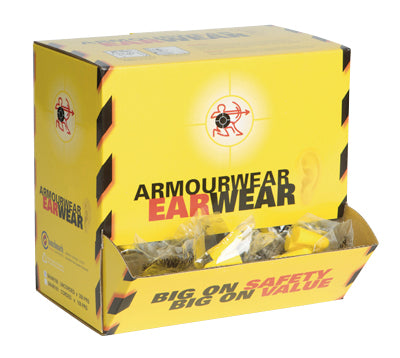 Box - Armourwear™ Uncorded Ear Plugs (200 Pairs | SLC80 26dB, Class 5)