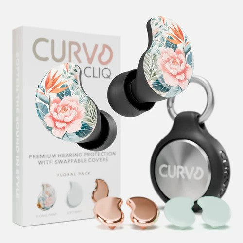 CURVD CLIQ™ Earplugs With Swappable Covers