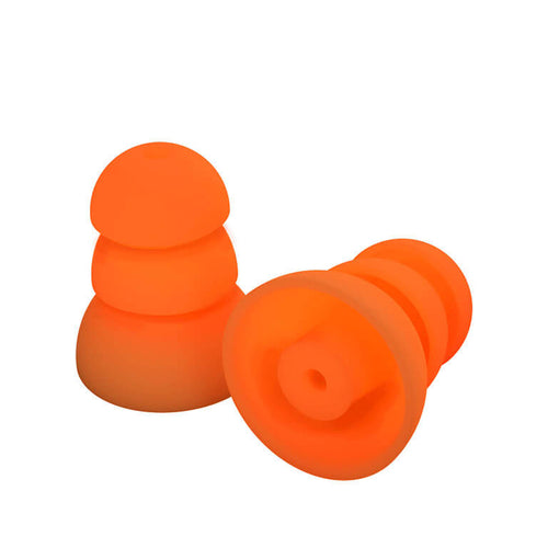 Plugfones ComforTiered™ Replacement Silicone Ear Plug Tips (NRR 27 | Five Pairs)