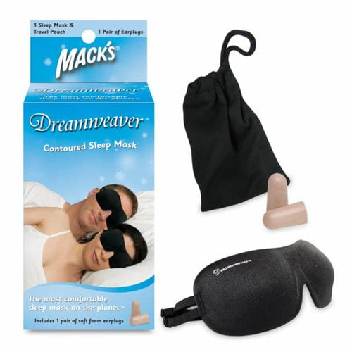 Macks Dreamweaver Contoured Sleep Mask w/ Ear Plugs