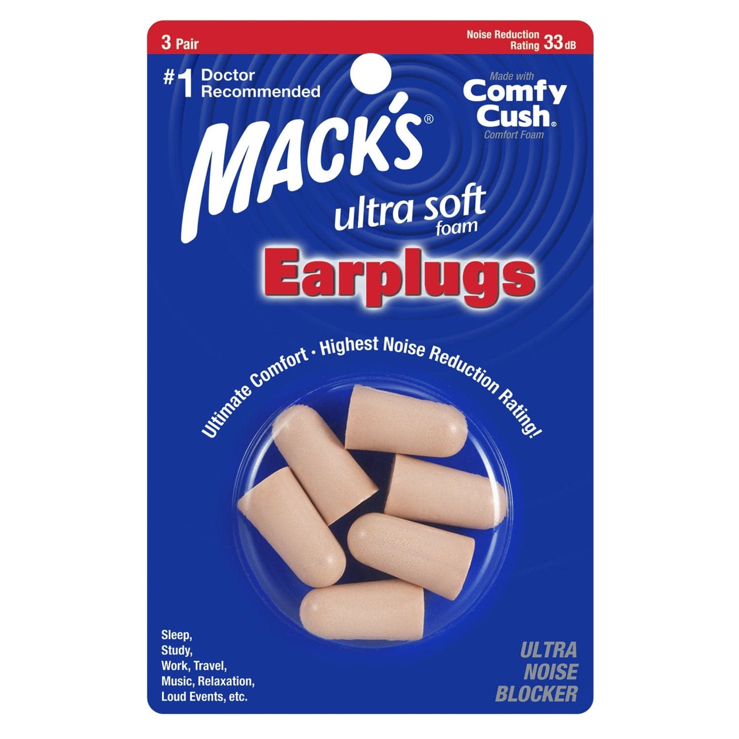 Macks Ultra Soft Foam Sleeping Ear Plugs
