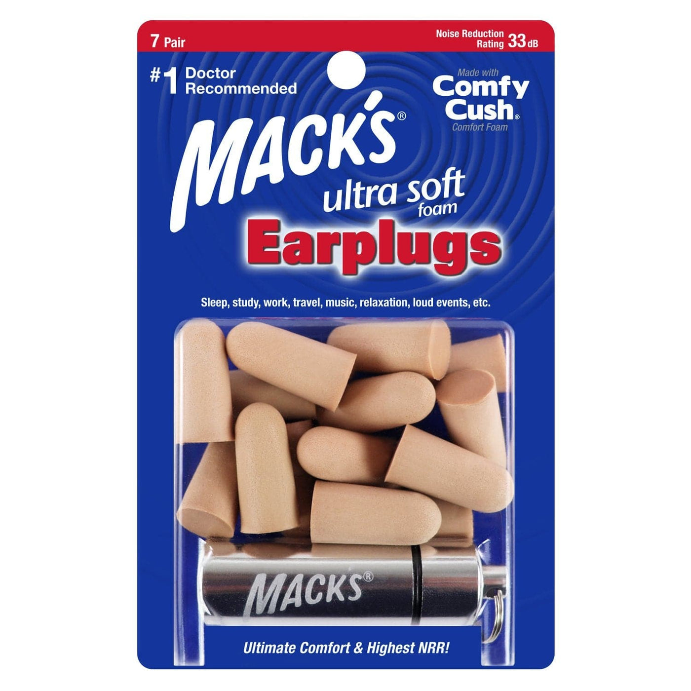 Macks Ultra Soft Foam Sleeping Ear Plugs