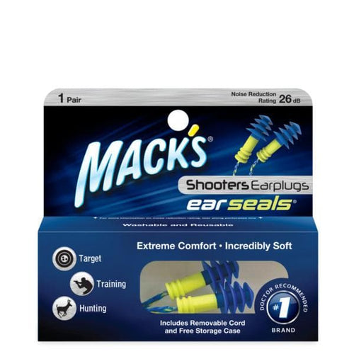 Macks Shooters Ear Seals Reusable Ear Plugs