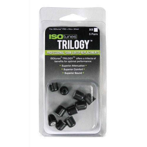 ISOtunes TRILOGY™ Foam Replacement Tips (5 pairs)