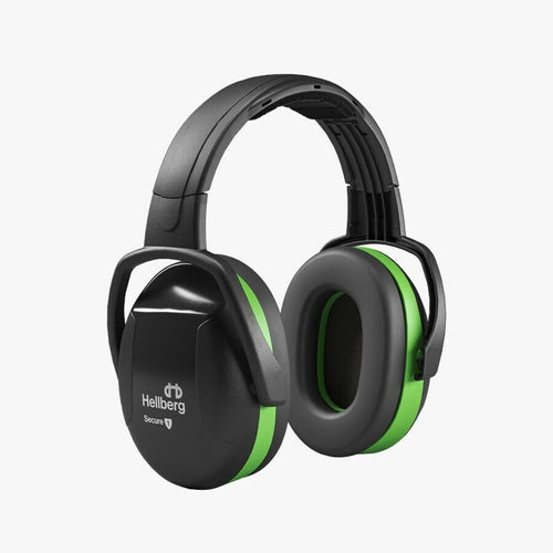 Hellberg® Secure S1H Green Headband Earmuff (SLC80 25dB, Class 4)