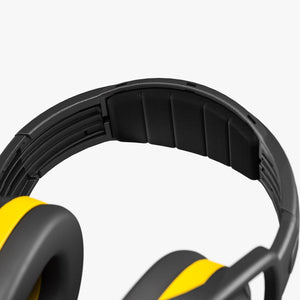Hellberg® Secure S2H Yellow Headband Earmuffs (SLC80 29dB, Class 5)