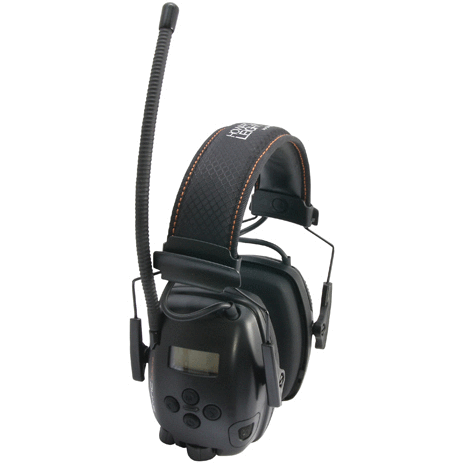 Howard Leight by Honeywell Sync™ Electo® Digital Electronic FM Radio Headband Ear Muffs with Surround Sound (SLC80 26dB, Class 5)