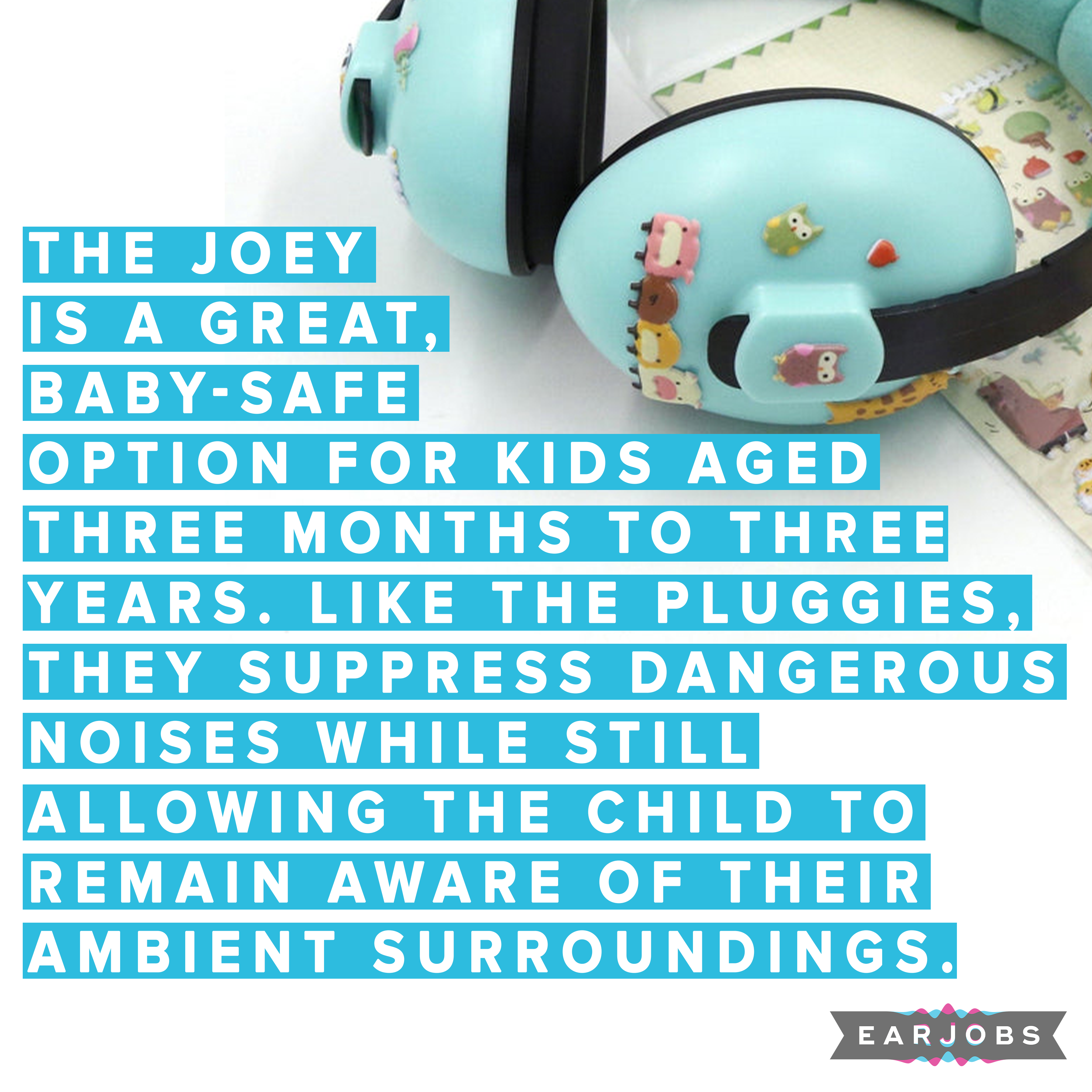 JOEY® Noise Cancelling Baby Earmuffs