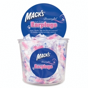 Macks Dreamgirl Soft Foam Sleeping Earplugs for Women