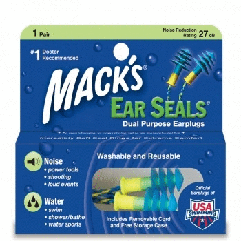 Macks Ear Seals Reusable Ear Plugs