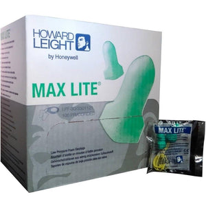 Howard Leight Max Lite Corded Ear Plugs (SLC80 25dB, Class 4)