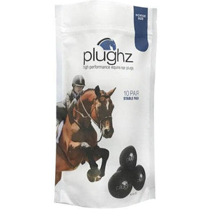 Plughz Horse Ear Plugs (Pack of 10 Pairs)