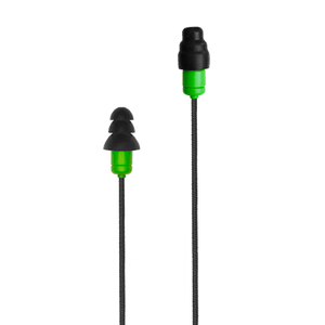 Plugfones™ Protector Plus Industrial Earplug-Earphone Hybrids with In-Line Mic (NRR 27/29)