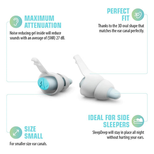 Alpine SleepDeep Reusable Sleeping Earplugs