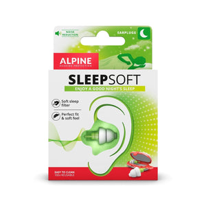Alpine SleepSoft Reusable Sleeping Earplugs